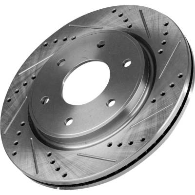 Rareelectrical - New Performance Rotor Brake Disc Compatible With Infiniti Nissan Armada Le 8 Cyl 5.6L Qx56 Base 8 - Image 8