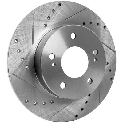 Rareelectrical - New Solid Brake Disc Compatible With Infiniti Nissan I35 Base 6 Cyl 3.5L Maxima Se 6 Cyl 3.5L Maxima - Image 2