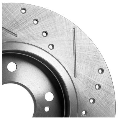 Rareelectrical - New Solid Brake Disc Compatible With Infiniti Nissan I35 Base 6 Cyl 3.5L Maxima Se 6 Cyl 3.5L Maxima - Image 7
