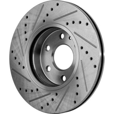 Rareelectrical - New Vented Brake Disc Compatible With Chevrolet Gmc Canyon Denali 4 Cyl 2.8L Canyon Base 6 Cyl 3.6L - Image 2