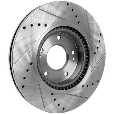 Rareelectrical - New Vented Brake Disc Compatible With Hyundai Kia Sonata Hybrid 4 Cyl 2.4L Tucson L 4 Cyl 2.0L Forte - Image 5