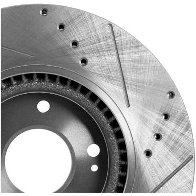 Rareelectrical - New Vented Brake Disc Compatible With Hyundai Kia Forte Sx 4 Cyl 2.0L Sonata Gl 4 Cyl 2.4L Rondo Ex - Image 7