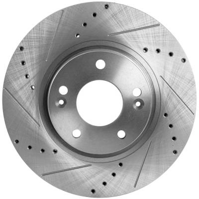 New Vented Brake Disc Compatible With Hyundai Kia Forte Koup Sx 4 Cyl 1.6L Sonata Gls 6 Cyl 3.3L
