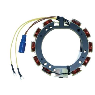 Stator Compatible With 1988-1998 Johnson Evinrude 4-Cyl Cross Flow 65/80 Jet/85/88Hp 9 Amp Outboard