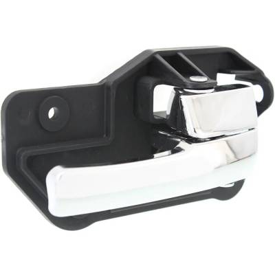 Rareelectrical - Rear Passenger Side Interior Door Handle Compatible With 2000-2002 Lincoln Ls Chrome With Lock - Image 3