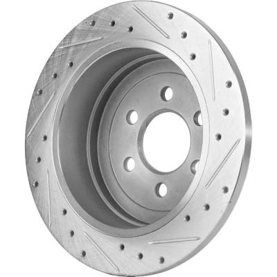 Rareelectrical - New Solid Brake Disc Compatible With Dodge Dakota Slt 8 Cyl 5.9L Dakota Base 8 Cyl 4.7L Dakota Sport - Image 4