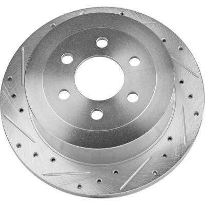 Rareelectrical - New Solid Brake Disc Compatible With Dodge Dakota Slt 8 Cyl 5.9L Dakota Base 8 Cyl 4.7L Dakota Sport - Image 14