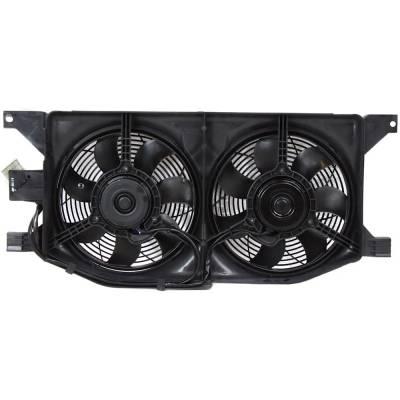 New Dual Cooling Fan Assembly Compatible With Mercedes Benz Ml430 Base 8 Cyl 4.3L Ml320 Base 6 Cyl