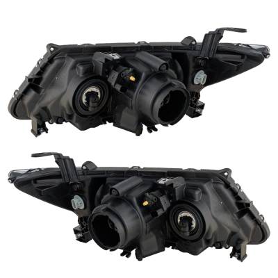 Rareelectrical - New Pair Of Hid Headlights Compatible With Honda Odyssey Ex L Mini Van 2014 2015 2016 2017 By Part - Image 2