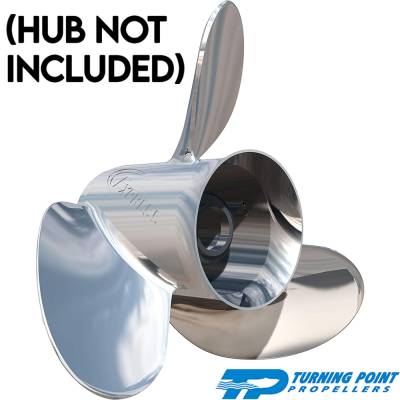 Rareelectrical - New Stainless Steel Propeller Compatible With Chrysler I/O Johnson/Evinrude Honda Mercury For All - Image 2