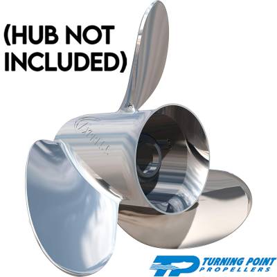 Rareelectrical - New Stainless Steel Propeller Compatible With Johnson/Evinrude Honda Mercury Mariner Mercruiser For - Image 2