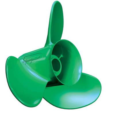 Rareelectrical - New Green Stainless Steel Propeller Compatible With Johnson/Evinrude 100-300 Hp Honda 115-250 Hp - Image 1