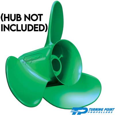 Rareelectrical - New Green Stainless Steel Propeller Compatible With Volvo Penta 3.0-8.2L Hp Yamaha 3.0-7.4L 150-300 - Image 2