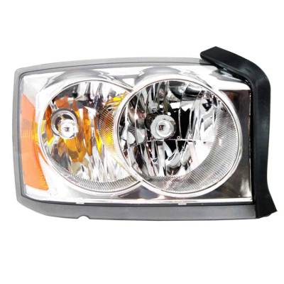 New Passenger Side Headlight Compatible With Dodge Dakota Sport Extended Crew Cab 2005 By Part