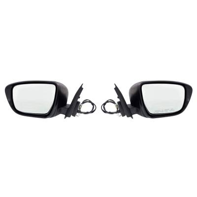 Rareelectrical - New Pair Of Door Mirror Fits Nissan Juke 2016 Ni1320269 Ni1321269 Without Camera - Image 3
