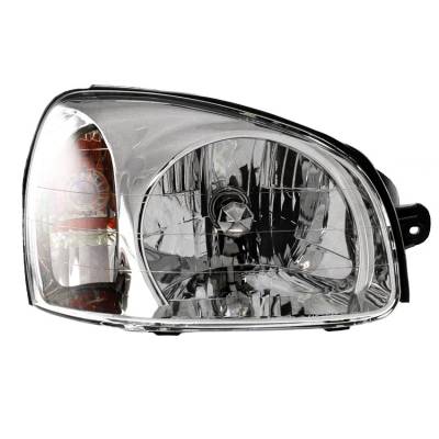 New Passengers Headlight Compatible With Hyundai Santa Fe Sport Utility 2.4L 2.7L 3.5L 2003-2006 By