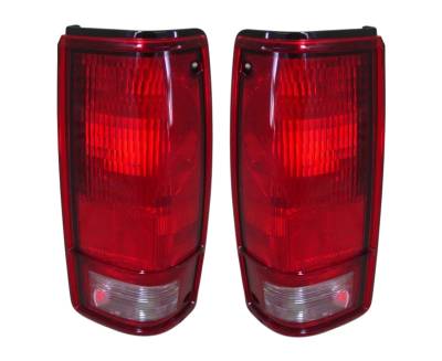New Pair Of Tail Lights W/O Bezel Compatible With Chevrolet S10 1982-1993 Gm2801106 915709 Gm2800106