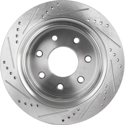 Rareelectrical - New Performance Rotor Brake Disc Compatible With Ford F-150 Xl 6 Cyl 3.7L F-150 King Ranch 8 Cyl - Image 4