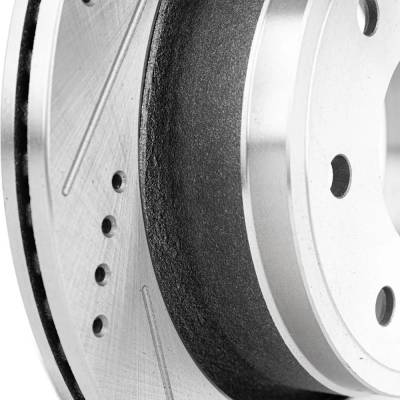Rareelectrical - New Performance Rotor Brake Disc Compatible With Ford F-150 Xl 6 Cyl 3.7L F-150 King Ranch 8 Cyl - Image 7