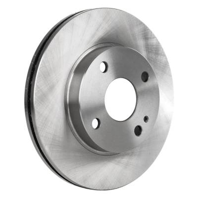 Rareelectrical - New Vented Brake Disc Compatible With Ford Mazda Mercury Escort Lx Sport 4 Cyl 1.9L Escort Lx 4 Cyl - Image 2