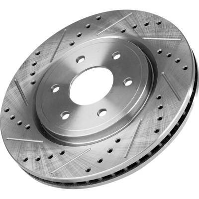 Rareelectrical - New Vented Brake Disc Compatible With Nissan Suzuki Equator Sport 6 Cyl 4.0L Pathfinder Se 6 Cyl - Image 8