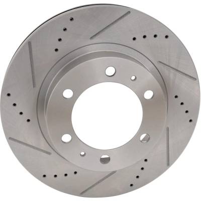 Rareelectrical - New 6 Lugs Brake Disc Compatible With Toyota Tacoma Trail 6 Cyl 3.5L 4Runner Limited Cyl 4.0L - Image 3