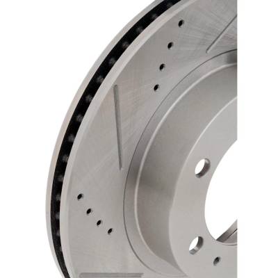 Rareelectrical - New 6 Lugs Brake Disc Compatible With Toyota Tacoma Trail 6 Cyl 3.5L 4Runner Limited Cyl 4.0L - Image 4