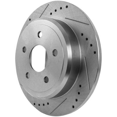 Rareelectrical - New Solid Brake Disc Compatible With Jeep Grand Cherokee Limited 6 Cyl 3.7L Commander 65Th - Image 5