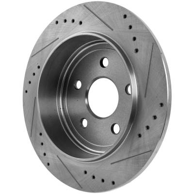Rareelectrical - New Solid Brake Disc Compatible With Jeep Grand Cherokee Laredo 6 Cyl 3.0L Grand Cherokee Limited 6 - Image 12