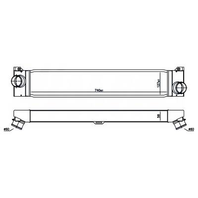 Rareelectrical - Intercooler Compatible With 2014-2022 Ram Promaster 2500 3.6L V6 E256094 1347700080 Direct Fit OEM - Image 11