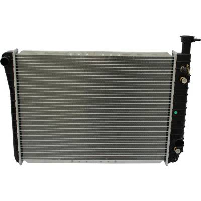 Rareelectrical - Radiator Compatible With 1985-1994 Gmc Safari Chevrolet Astro Van 2.5L I4 4.3L V6 Crossflow 26Mm - Image 3
