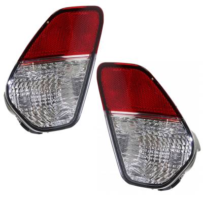 Rareelectrical - New Pair Of Back Up Lights Compatibile With Mitsubishi Outlander Es Ex Ex-L Sp Sport Utility 2016 - Image 1