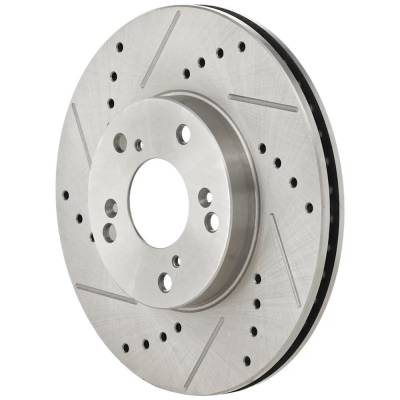 RAREELECTRICAL - New Cast Iron Brake Disc Compatible With Honda Element Ex 4 Cyl 2.4L Insight Touring 4 Cyl 1.5L - Image 2
