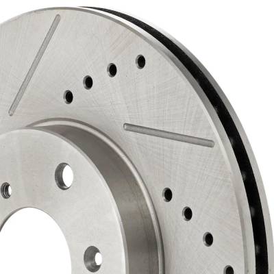 RAREELECTRICAL - New Cast Iron Brake Disc Compatible With Honda Civic Ex 4 Cyl 1.5L Accord Ex-L 6 Cyl 3.0L Civic Si 4 - Image 4