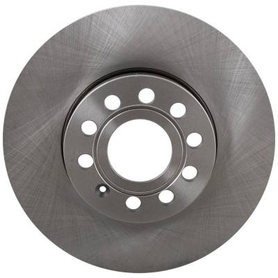 Rareelectrical - New Plain Surface Brake Disc Compatible With Volkswagen Golf Alltrack Trendline 4 Cyl 1.8L Golf - Image 2