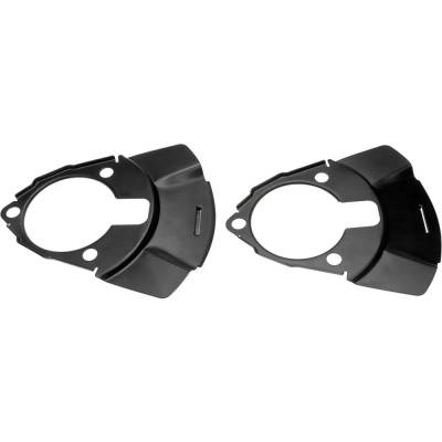 Rareelectrical - New Front Brake Dust Shields Compatible With Chevrolet Gmc Sierra 1500 Hd Classic Sle Yukon All - Image 2