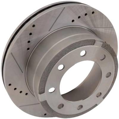 New Cross-Drilled Brake Disc Compatible With Ford F-250 Super Duty Limited 8 Cyl 6.7L F-250 Super