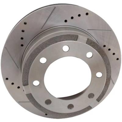 RAREELECTRICAL - New Cross-Drilled Brake Disc Compatible With Ford F-250 Super Duty Platinum 8 Cyl 6.7L F-250 Super - Image 3