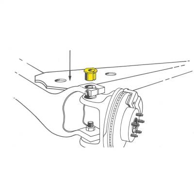 Rareelectrical - New Camber Bushing Camber And Alignment Kit Compatible With Ford E-350 Super Duty Xl 10 Cyl 6.8L - Image 2