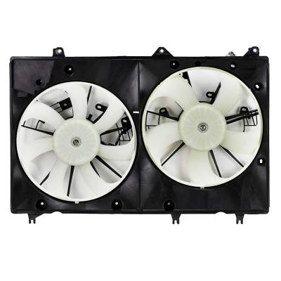 Engine Cooling Fan Assembly Compatible With 2008-2010 Toyota Highlander Hybrid 3.3L V6 Dual Fan With