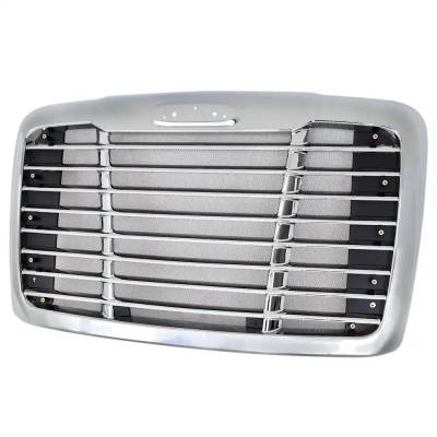 New Chrome Grille Assembly Compatible With Freightliner Cascadia 125 6 Cyl 14.8L Cascadia 113 6 Cyl
