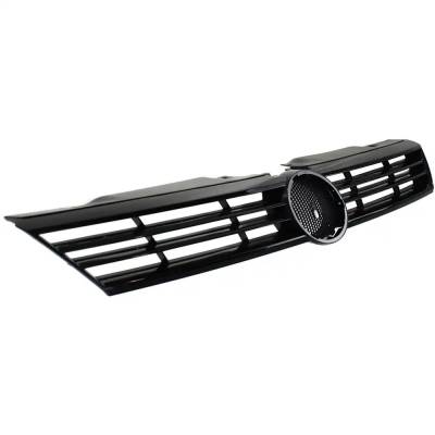Rareelectrical - New Black Grille Assembly Compatible With Volkswagen Jetta S 5 Cyl 2.5L Jetta Highline Tdi 4 Cyl - Image 3