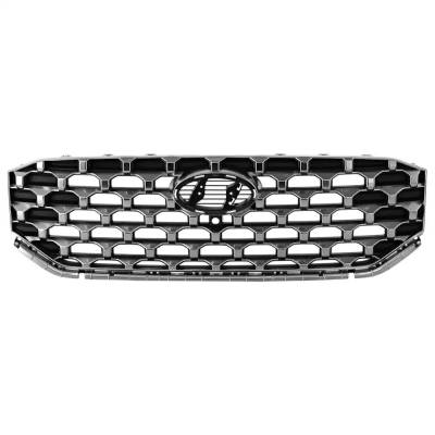 Rareelectrical - New Textured Black Grille Assembly Compatible With Hyundai Santa Fe Hybrid Sel Premium 4 Cyl 1.6L - Image 1