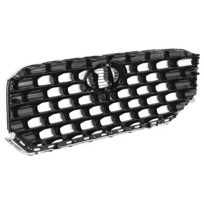 Rareelectrical - New Textured Black Grille Assembly Compatible With Hyundai Santa Fe Hybrid Limited 4 Cyl 1.6L Santa - Image 4
