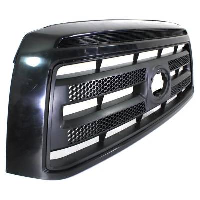 Rareelectrical - New Painted Black Grille Assembly Compatible With Toyota Tundra Sr5 8 Cyl 5.7L Tundra Sr5 6 Cyl 4.0L - Image 3