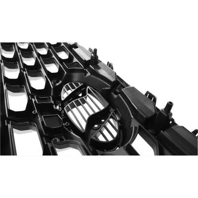 Rareelectrical - New Textured Black Grille Assembly Compatible With Hyundai Santa Fe Limited 4 Cyl 2.5L Santa Fe - Image 8