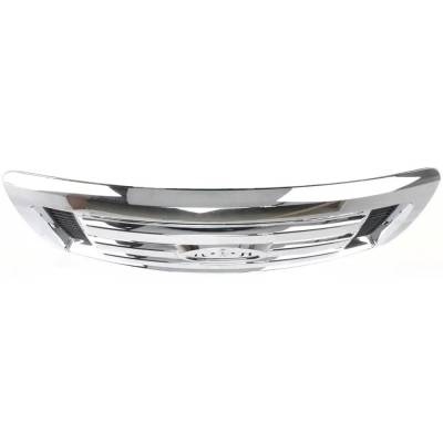 Rareelectrical - New Chrome Shell Grille Assembly Compatible With Ford F-150 Xlt 6 Cyl 3.7L F-150 Xlt 8 Cyl 5.0L - Image 5