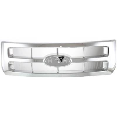 New Chrome Grille Assembly Compatible With Ford Escape Xlt 4 Cyl 2.3L Escape Limited 6 Cyl 3.0L