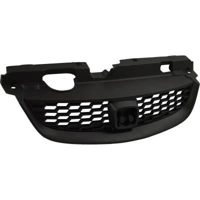 Rareelectrical - New Painted Black Grille Assembly Compatible With Honda Civic Value Package 4 Cyl 1.7L Civic Reverb - Image 3