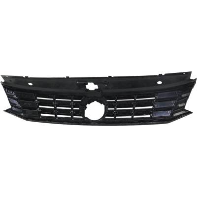 Rareelectrical - New Painted Black Grille Assembly Compatible With Volkswagen Passat Comfortline 4 Cyl 2.0L Passat - Image 5